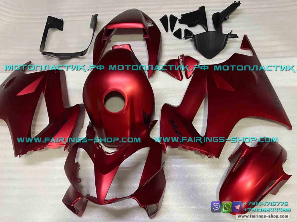 Комплект пластика Honda VFR800 2002-2013 Красный матовый